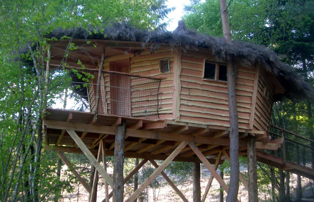 Cabanes Et Yourtes De La Vallee De L'Ance Hotel Sauvessanges Phòng bức ảnh